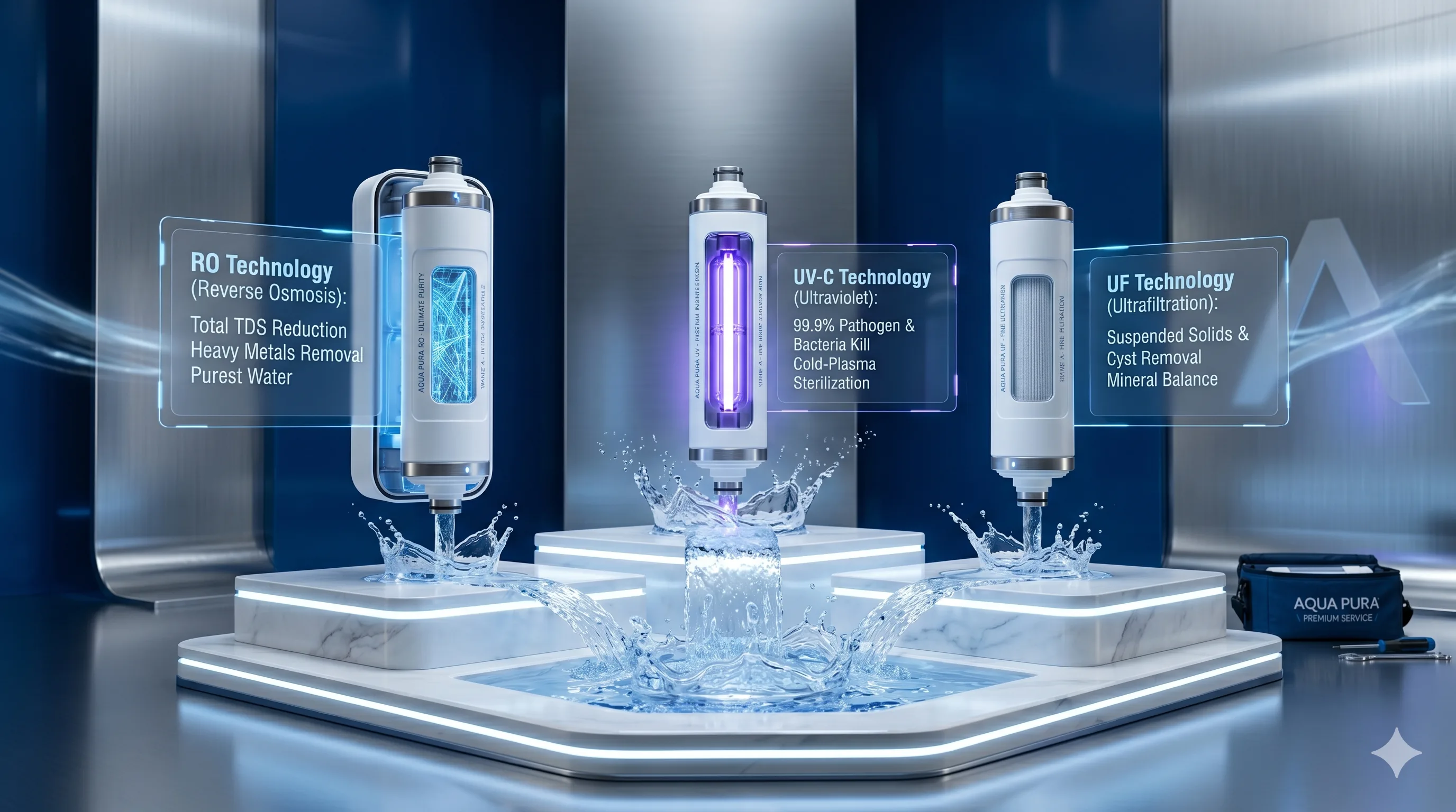 RO vs UV vs UF Water Purifiers: Which One is Best?